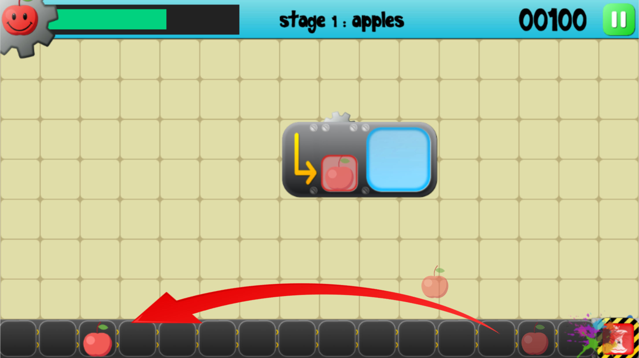A generic square placeholder image with rounded corners in a figure.